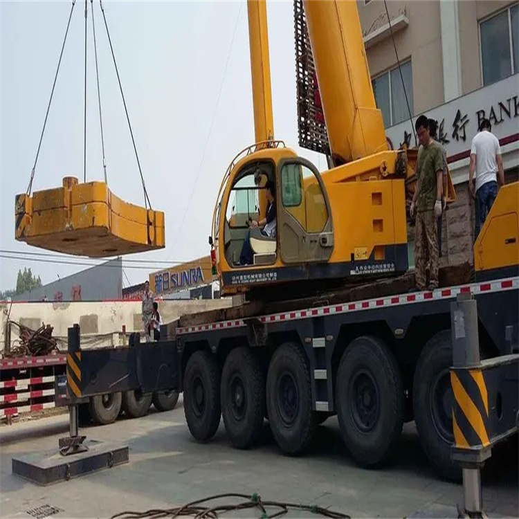 海安当地吊车出租|机器吊装|75吨|工厂搬迁服务